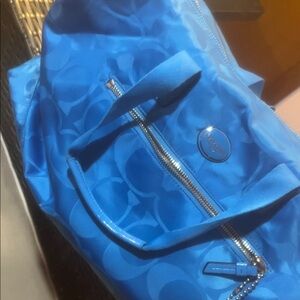 Coach Vibrant Blue Handbag